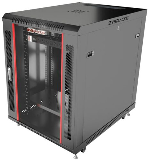 15U Server Rack Floor Standing Cabinet W/Casters Pdu Fan (24"W X35"D X30"H)