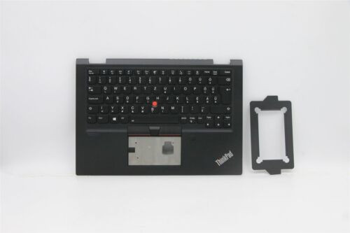 Lenovo Yoga X13 Gen 1 Palmrest Cover Keyboard Hungarian Black Backlit 5M10Y85789