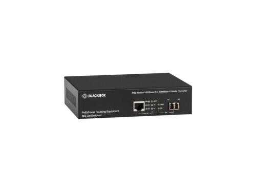 Black Box Lps500A-Mm-Lc-R3 Lps500 Series Gigabit Ethernet (1000-Mbps) Poe Media