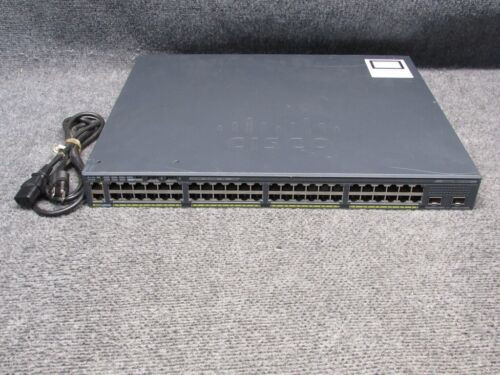 Cisco Catalyst 2960X Series 48-Port Gigabit Network Switch Ws-C2960X-48Fpd-L