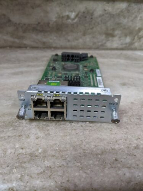 Cisco Nim-Es2-4 Isr 4000 Series 4X Gigabit Ethernet Rj-45 Router Module