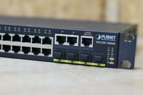 Wgsw-50040 Planet  50-Port 4-Port Sfp Managed Gigabit Switch