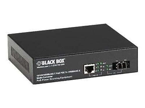 Black Box Network Services Lps500A-Sm-10K-Lc-R3 Gigabit Ethernet [1000-Mbps] Poe