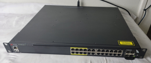 Brocade Icx 7450-24P 24Port 10/100/1000 Poe+ Poh 802.3Bt Switch Icx7450-24P Ears