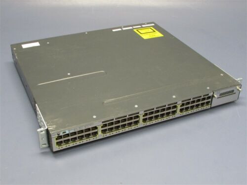 Cisco Ws-C3750X-48T 48 Port Switch With C3Kx-Pwr-350Wac Power Supply