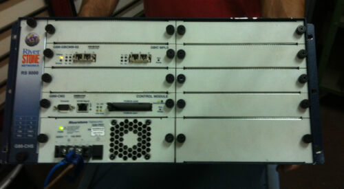 Riverstone Networks G80-Chs Router W/G8M-Gbcmm-02, G8M-Cm3, G80-Pdc Power Supply