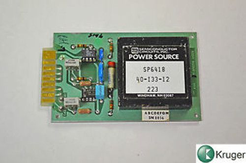 Measurex  RECEIVER POWER SUPPLY / TEMP SENSOR assy : 0526810 part no : 00430642