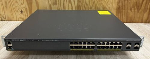 Cisco Ws-C2960X-24Ps-L -24-Poe Port Catalyst 24-Ports Switch