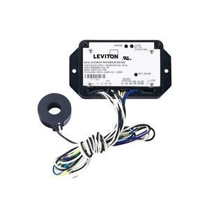 Leviton 5B101-T01 Epoxy Encapsulated Single Element  CTs included  0.1 kWh and 0