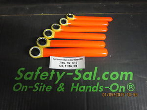 Cementex 6 Piece Box-end Wrench Set Insulated 1000-Volt