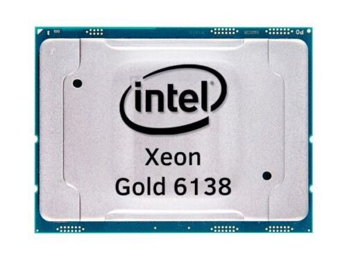 Set Of 12 Mint Intel Xeon Gold 6138 20 Core Fclga 3647 (27,5 Mb Cashe, 2,00 Ghz)