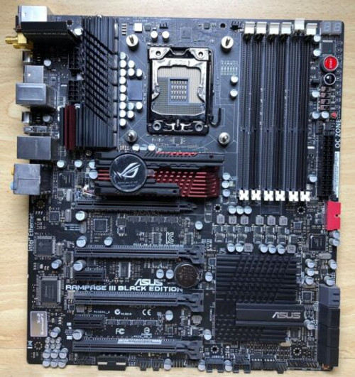 Asus Rampage Iii Black Edition Intel Motherboard X58 Lga1366 Ddr3