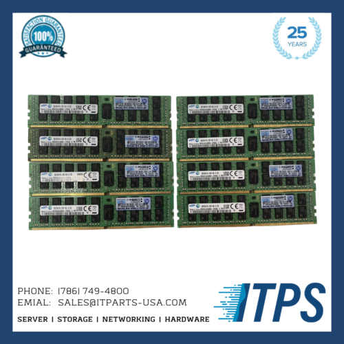 256Gb Hp Server Memory (8X 32Gb 2Rx4) Pc4-17000 Ddr4-2133 Hpe Proliant Servers