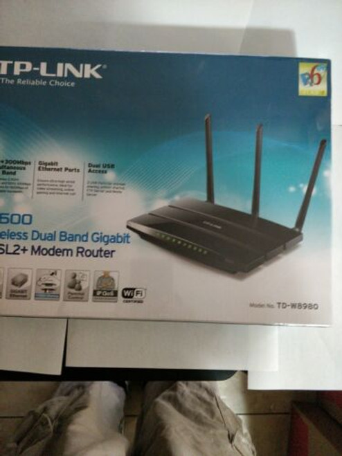 Tp-Link N600 Dualband Gigabit Adsl2 + Router Td-W8980