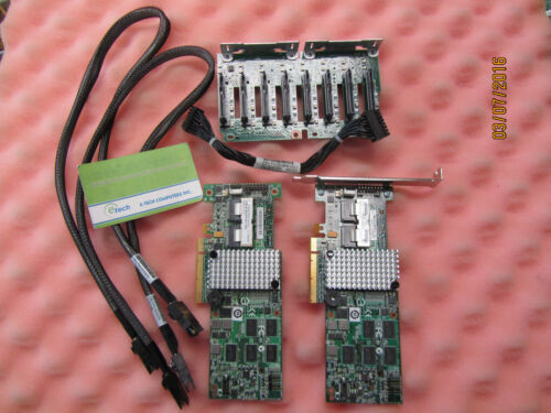 69Y5034 - X3650M3 Hot-Swap Sas Sata 8 Pack Hdd Enablement Kit W/ 2 M5015 Adapter