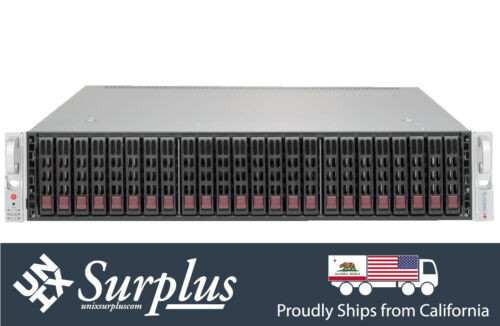 Supermicro 2U Server 24 Caddy Bay 2.5 Sff E Atx Storage Sas3 12Gbps Chassis