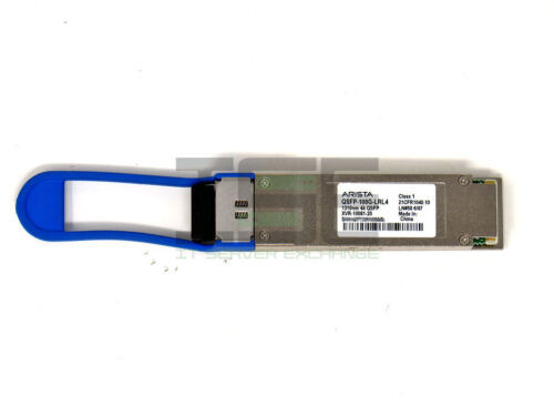 Arista Qsfp-100G-Lrl4 100Gbase-Lrl4 Qsfp Transceiver, Up To 2Km Over Duplex Smf