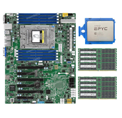 Amd Epyc 7351 Cpu + Supermicro H11Ssl-I + 2666Mhz Ram Multiple Options