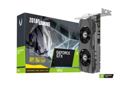 Zotac Gaming Geforce Gtx 1650 Lp 4Gb Gddr6 128-Bit Gaming Graphics Card, Supe...