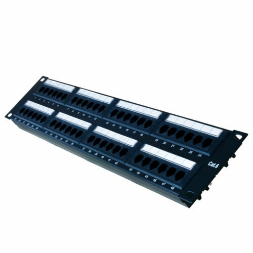 Stock-Up And Save 10 Pack- Tuff Jacks Cat6 48 Port Patch Panel W/Free Shipping