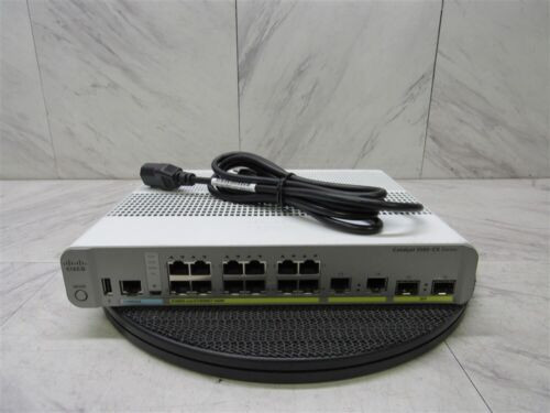 Cisco Catalyst 3560-Cx Ws-C3560Cx-12Pc-S V03 12-Port Poe 240W Gigabit Switch