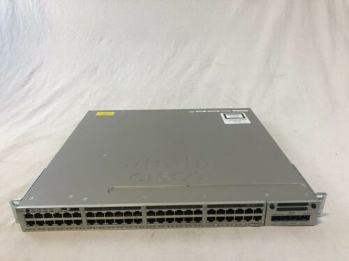 Cisco Ws-C3850-48T-E 3850 Series Switch With C3850-Nm-4-1G And Dual Pwr Sply