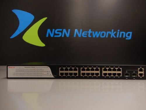 Draytek Vigorswitch P2260 24-Port Managed Poe 10/100 Layer 2 Switch