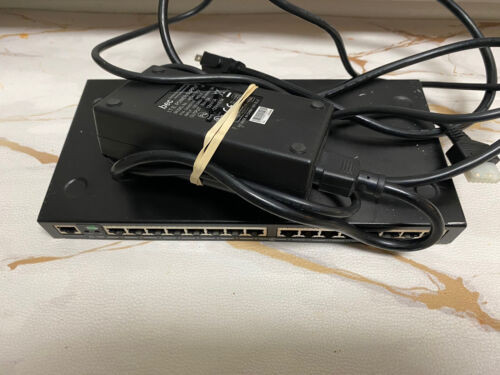 Digi 50000986-01 Etherlite El160 16 Port Rj-45 10/100  With Power Supply Unit