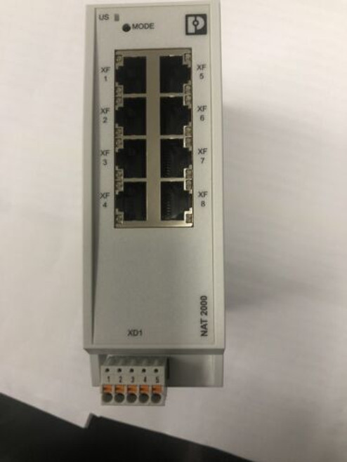 2000.8 Port Rj45 10/100Mbps Ip20 Profinet Phoenix Contact Managed Nat Switch-