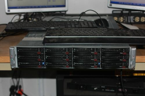 Supermicro 827-14 2 Node 2U Server W/ 4X E5620@2.40Ghz, X8Dtt Hef+ 6026Tt D6Rf