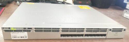 Cisco Catalyst Ws-C3850-12S-S 12-Port Gigabit Ethernet Network Switch.
