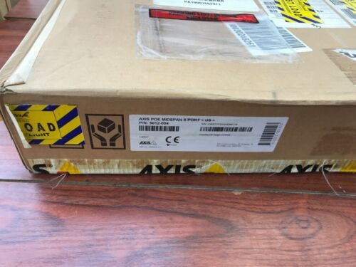 New Axis 5012-004 Poe Midspan 8-Port