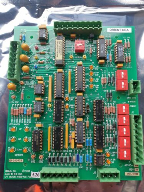 Various Genus Inc 46163 Motor Interface Pcb