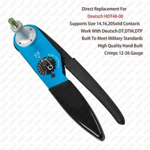 Deutsch Connector Tool Crimper Crimper HDT-48-00 Harley Caterpiller Hand Tool