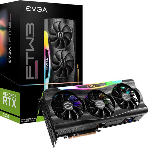 Evga Geforce Rtx 3070 Ftw3 Ultra 8Gb Gddr6 Graphics Card 08G-P5-3767-Kl