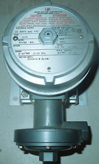 United Electric, Pressure Switch, J120-451, Explosion Proof,