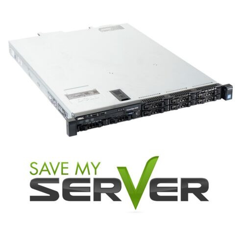 Dell Poweredge R430 Server  2X E5-2650 V4 = 24 Cores  32Gb  H730  4X Trays