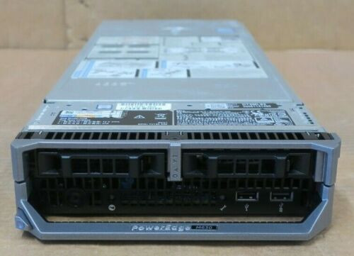 Dell Poweredge M630 Blade Server 2X 10Core E5-2660V3 2.60Ghz 128Gb Ram H330 Raid