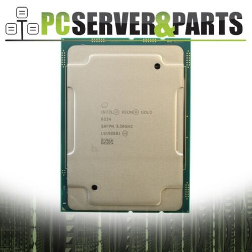 Intel Xeon Gold 6234 Srfpn 3.30Ghz 24.75Mb 8-Core Lga3647 Cpu Processor