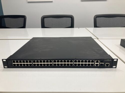 Luxul Xms-7048P 52-Port Poe+ L2/L3 Gigabit Switch