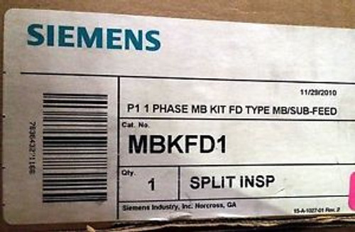 Siemens Breaker Mounting Kit MBKFD1 250A Single Phase