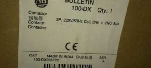 One   New  100-Dx265F22     By