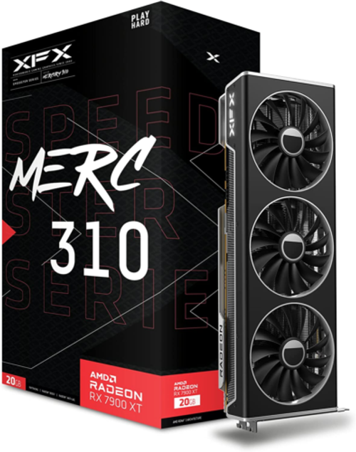 Speedster Merc310 Amd Radeon Rx 7900Xt Black Gaming Graphics Card With 20Gb Gddr