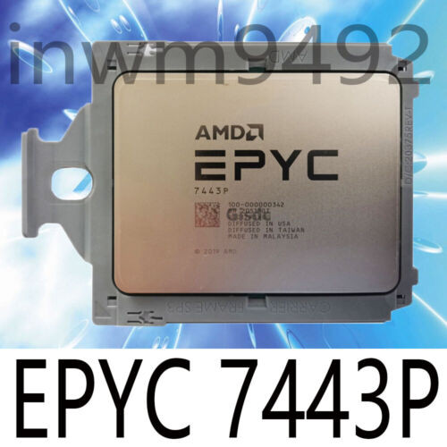Amd Epyc Milan 7443P 2.85Ghz 24 Cores 48 Threads Sp3 200W Cpu Processor