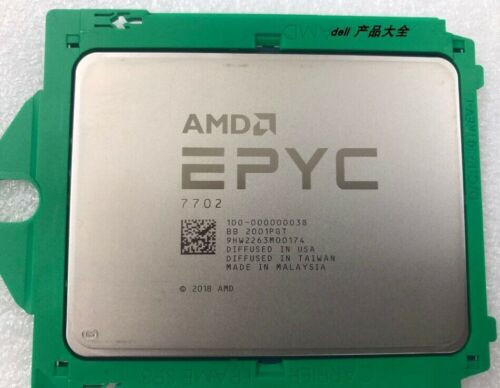 Amd Epyc 7702 2.0-3.35 Ghz 64 Cores 256Mb 128 Threads 7Nm 200W Zen 2 Rome Cpu