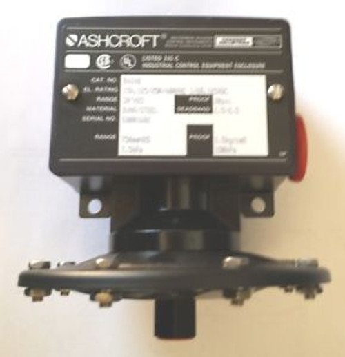 Ashcroft B424B-750Mm 120-480V 30In. 1N.O. 1N.C. Pressure  Switch