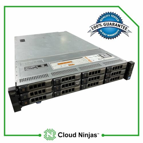 Dell Poweredge R720Xd Lff 12 Bay Server 64Gb 2Xe5-2660V2 H310 1Gbe Nic 12Xtrays