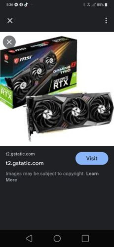 Nvidia 3080 Ti Graphics Card