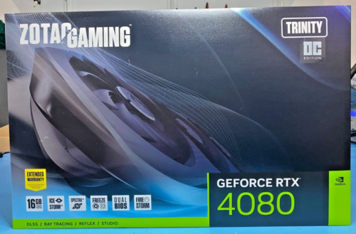 Zotac Gaming Geforce Rtx 4080 16Gb Trinity Oc 256Bit Gddr6X Gpu.