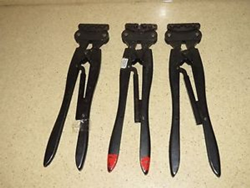 ^^ LOT OF THREE AMP MODEL 90121-A / 45099  CRIMPING CRIMPER TOOLS   (GGG)